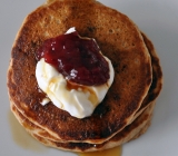 Whole Wheat Pancake Recipe for Two